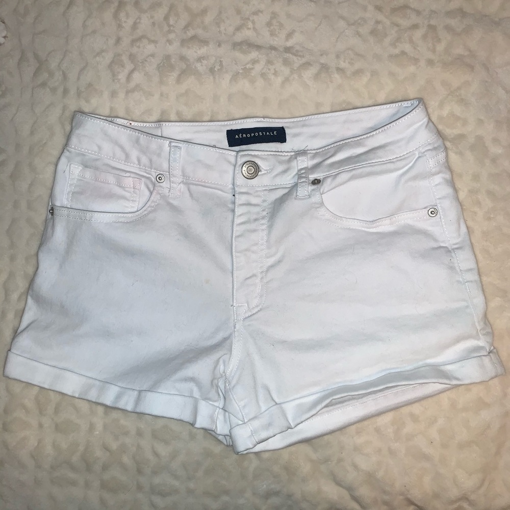 Aeropostale White Denim Shorts